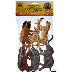 COLLECTION 6 ANIMAUX AFRICAINS  (ANIMAUX DE LA JUNGLE)